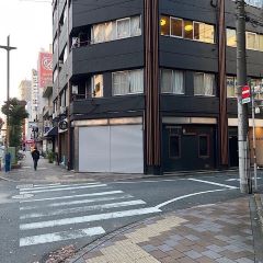 Apple GYM（アップルジム）蒲田西口店までの道のり（JR線）1-4なか卯を過ぎて最初の角を右へ曲がってください。