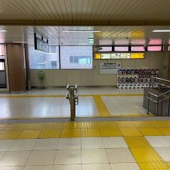 Apple GYM（アップルジム）上野店までの道のり（JR線）1-3エスカレーターを降りた駅構内を左に曲がってください。